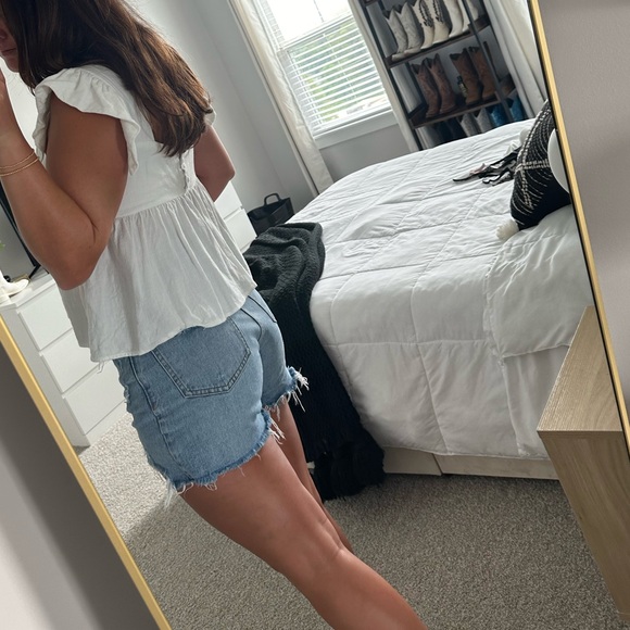 Vici White Babydoll Top - Picture 6 of 9